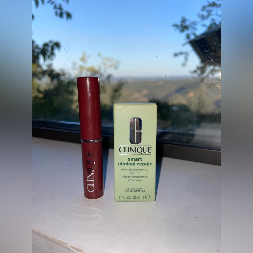 Clinique smart clinical repair and Clinique almost lipstick black honey